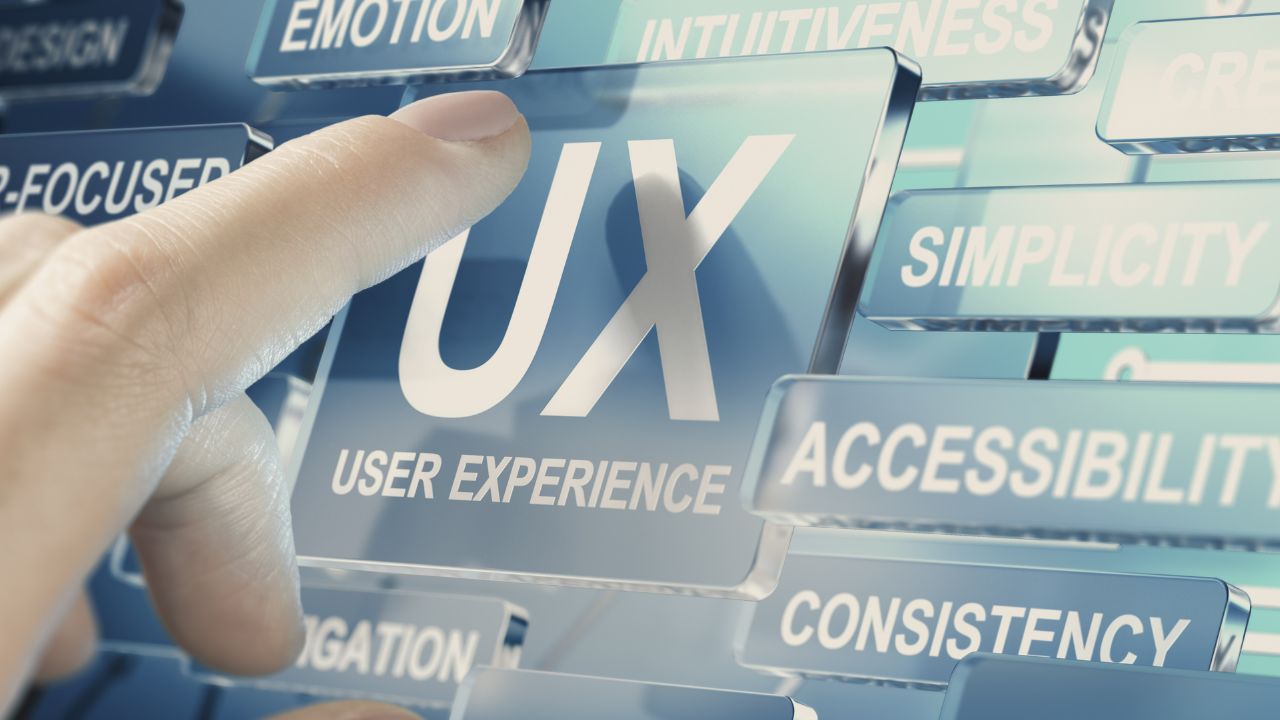 A diverse group of users experiencing accessible web design features.
