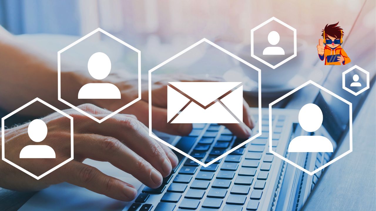 Advanced digital communication setup displaying DNS, SPF, DKIM, and DMARC for email security.