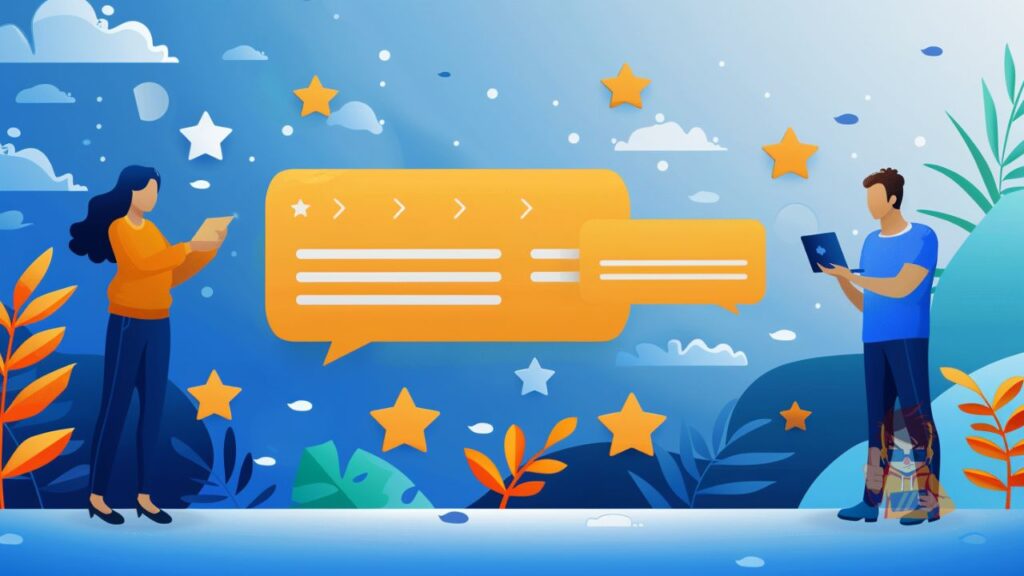 Authentic customer reviews displayed on a website to build trust and credibility