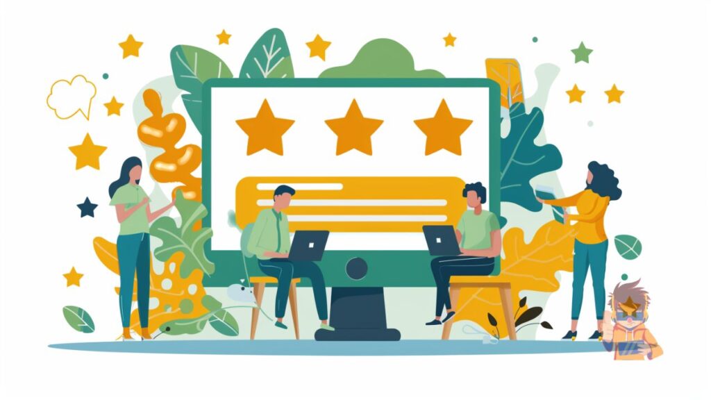 Customer reviews displayed next to product descriptions for increased conversions.