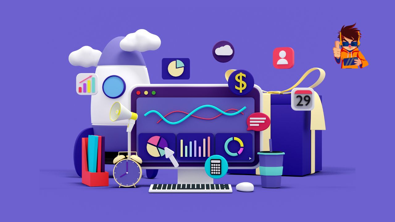 Technical SEO illustration showcasing site speed, crawlability, and website optimization.