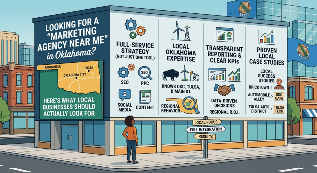 Marketing services advertisement on building Marketing Agency Near Me