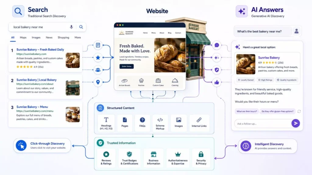 Small business digital marketing customer journey